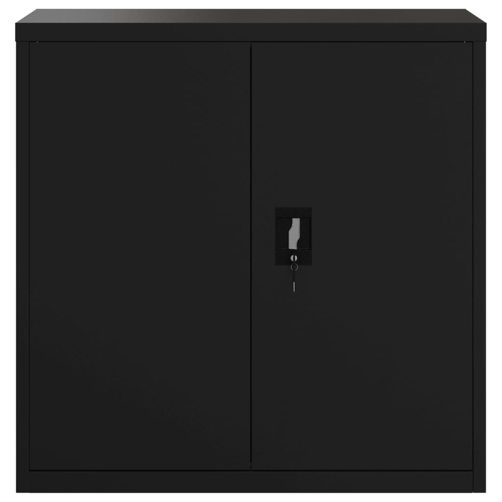 vidaXL File Cabinet Black 35.4"x15.7"x35.4" Steel