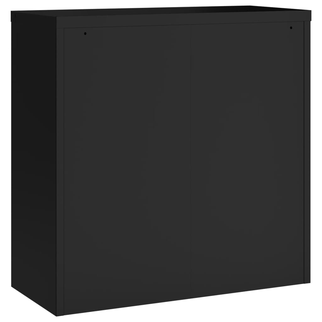 vidaXL File Cabinet Black 35.4"x15.7"x35.4" Steel