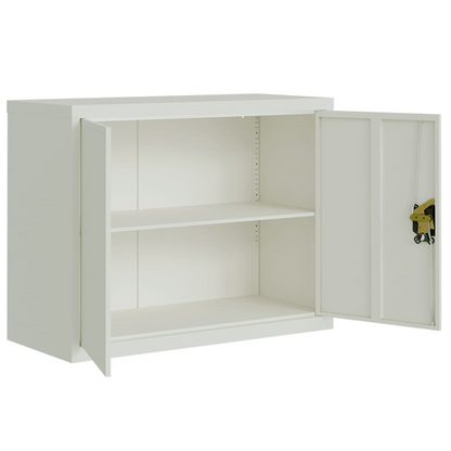 vidaXL File Cabinet Light Gray 35.4"x15.7"x27.6" Steel