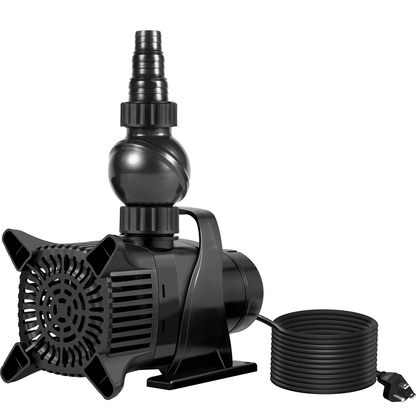 VEVOR Submersible Water Pump 5200GPH Pond Pump 25FT 420W for Waterfall Fountain