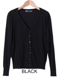 New Year Cardigans Long Sleeves Button Down Style