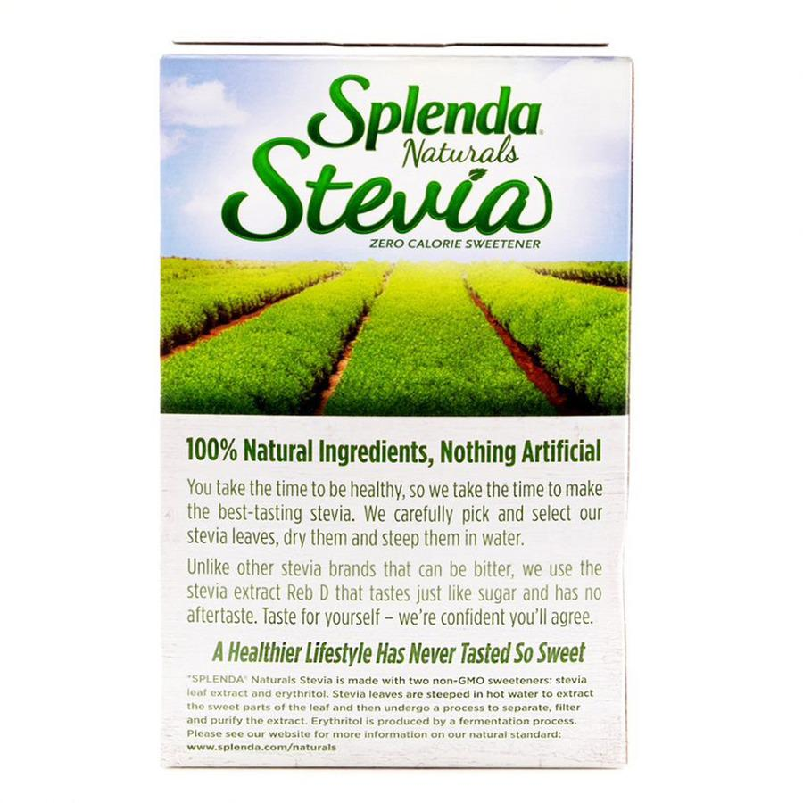 Splenda Naturals Stevia Sweetener - Stevia Flavor - Natural Sweetener - 140/Box