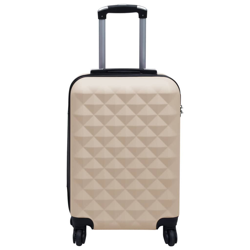 vidaXL Hardcase Trolley Gold ABS