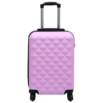 vidaXL Hardcase Trolley Pink ABS