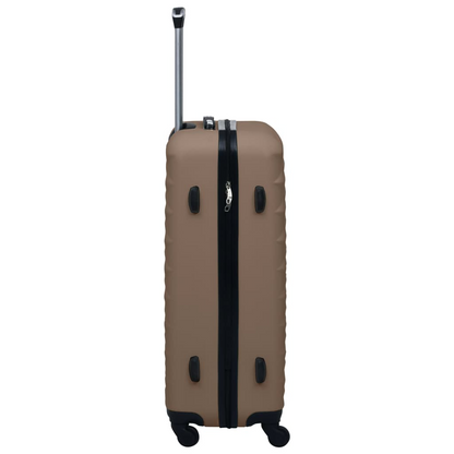 vidaXL Hardcase Trolley Set 2 pcs Brown ABS