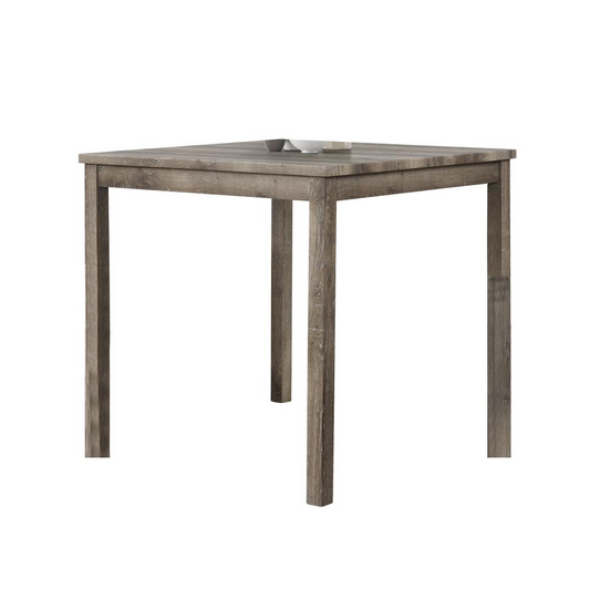 Best Master Furniture Vitaliya Square Wood Counter Height Dining Table in Oak