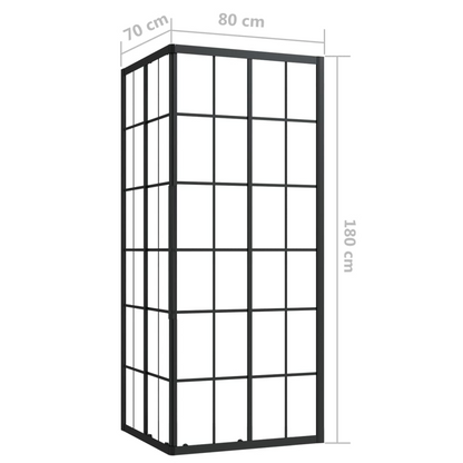 vidaXL Shower Cabin ESG 31.5"x27.6"x70.9"