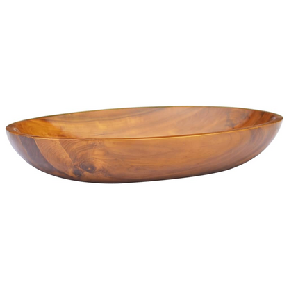 vidaXL Basin Solid Wood Teak 23.6"x15.7"x3.9"