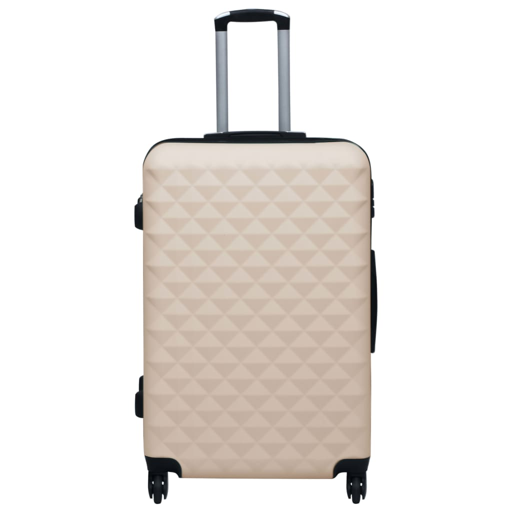 vidaXL Hardcase Trolley Gold ABS