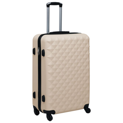 vidaXL Hardcase Trolley Set 2 pcs Gold ABS