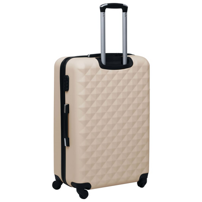 vidaXL Hardcase Trolley Set 2 pcs Gold ABS