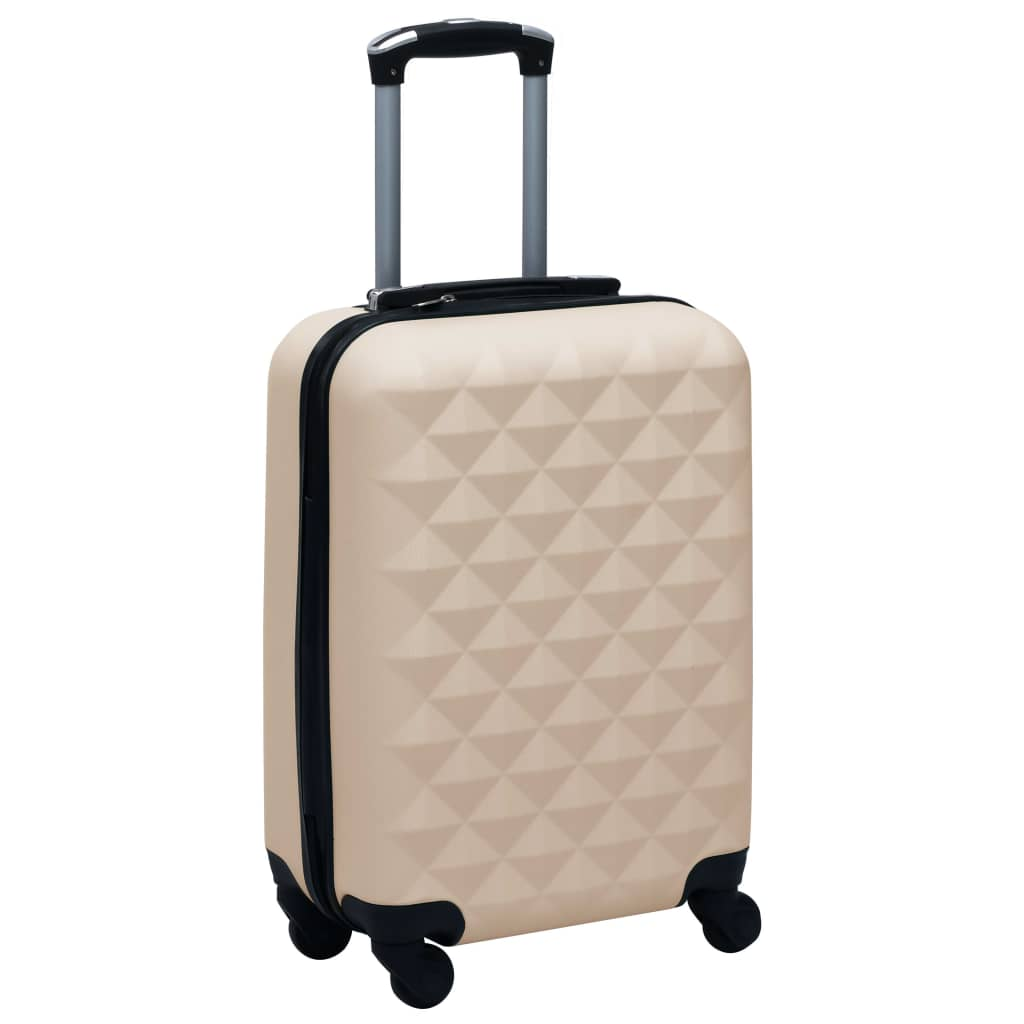 vidaXL Hardcase Trolley Set 2 pcs Gold ABS