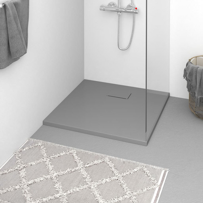 vidaXL Shower Base Tray SMC Gray 31.5"x31.5"