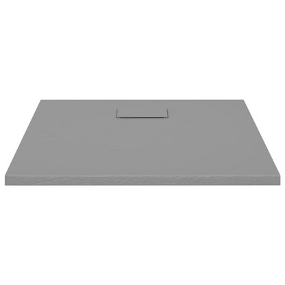 vidaXL Shower Base Tray SMC Gray 31.5"x31.5"