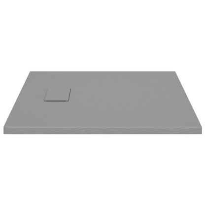 vidaXL Shower Base Tray SMC Gray 31.5"x31.5"