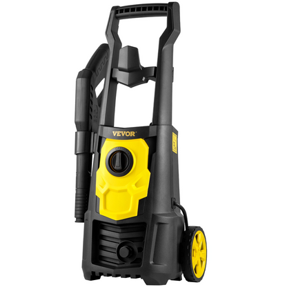 VEVOR Electric Power Washer, 2000 PSI, Max 1.65 GPM Pressure Washer w/ 30 ft Hose & Reel, 5 Quick Connect Nozzles, Foam Cannon, Portable to Clean Patios, Cars, Fences, Driveways, ETL Listed