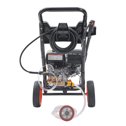 VEVOR Gas Pressure Washer, 3600 PSI 2.6 GPM, Gas Powered Pressure Washer with Copper Pump, Spray Gun and Extension Wand, 5 Quick Connect Nozzles, for Cleaning Cars, Homes, Driveways, Patios