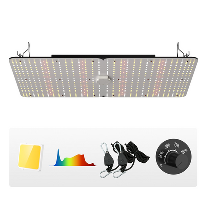 VEVOR 300W LED Grow Light, High Yield Samsung 281B Diodes Growing Lamp for Indoor Plants Seedling Veg and Bloom Greenhouse Growing, Full Spectrum Dimmable, Daisy Chain Driver for 3x3/4x4 ft Grow Tent