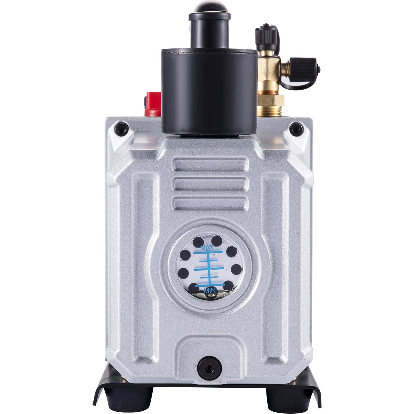 VEVOR Vacuum Pump 12CFM 1 HP Single Stage Air Conditioning Vacuum Pump 110V 5PA Ultimate Vacuum Refrigerant HVAC Air Tool Rotary Vane Vacuum Pump for Automobile Vacuum Evacuation (1-Stage, 12CFM)