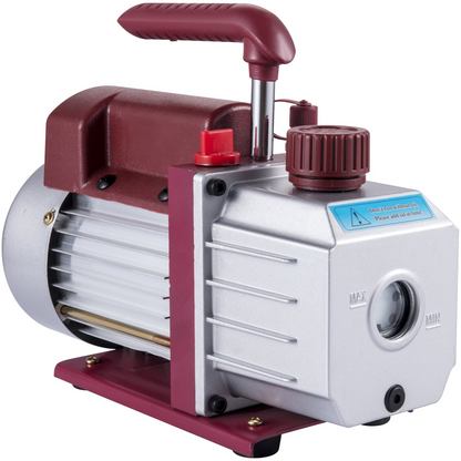 VEVOR Vacuum Pump 4.5CFM Vacuum Pump HVAC Single-Stage Rotary Vane Vacuum Pump 1/3HP 5PA Ultimate Air Conditioning Refrigerant Vacuum Pump