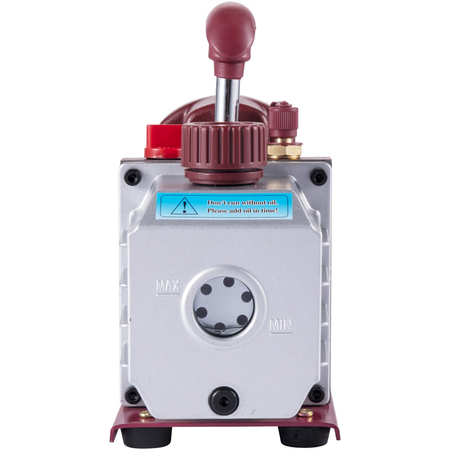 VEVOR Vacuum Pump 4.5CFM Vacuum Pump HVAC Single-Stage Rotary Vane Vacuum Pump 1/3HP 5PA Ultimate Air Conditioning Refrigerant Vacuum Pump