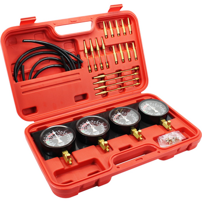 VEVOR Fuel Vacuum Carburetor Synchronize Tool Kit Fuel Vacuum Carburetor Synchronizer carb sync Gauge Set with Rubber Hose