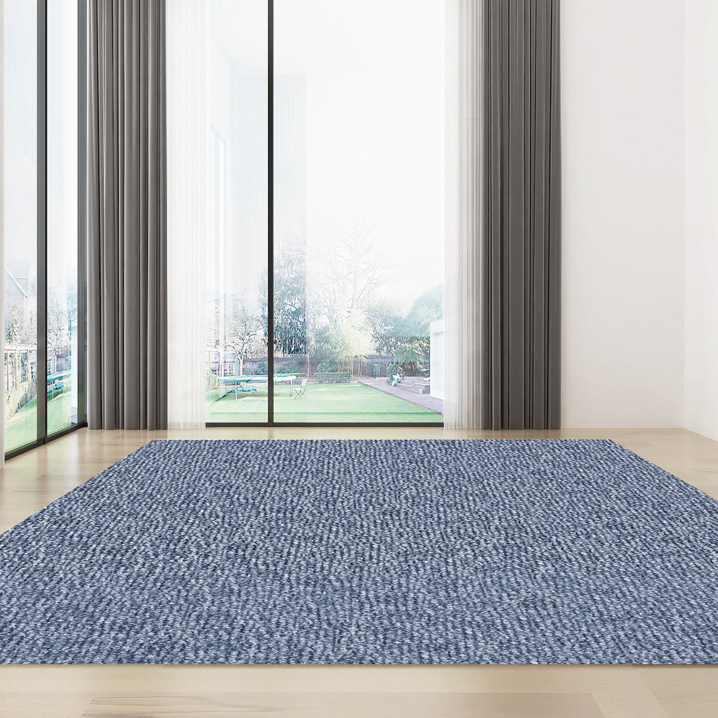 VEVOR Gray Marine Carpet 6 ft x 23 ft Boat Carpet Rugs Indoor Outdoor Rugs for Patio Deck Anti-Slide TPR Water-Proof Back Cut Outdoor Marine Carpeting Easy Clean Outdoor Carpet Roll