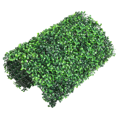 VEVOR Artificial Boxwood Panel UV 24pcs Boxwood Hedge Wall Panels Artificial Grass Backdrop Wall 20" X 20" 4 cm Green Grass Wall Fake Hedge for Decor Privacy Fence Indoor Outdoor Garden Backyard