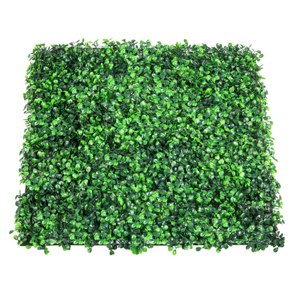 VEVOR Artificial Boxwood Panel UV 24pcs Boxwood Hedge Wall Panels Artificial Grass Backdrop Wall 20" X 20" 4 cm Green Grass Wall Fake Hedge for Decor Privacy Fence Indoor Outdoor Garden Backyard