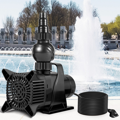 VEVOR Submersible Water Pump 4000GPH Pond Pump 22FT 330W for Waterfall Fountain