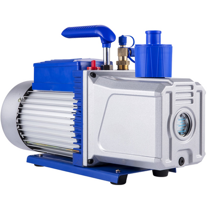 VEVOR Vacuum Pump 12CFM 1HP Vane Vacuum Pump Two Stage 3 x 10-1 Pa Ultimate HVAC Rotary Auto AC Refrigerant Vacuum Pump, for Automobile Reparation Vacuum Evacuation