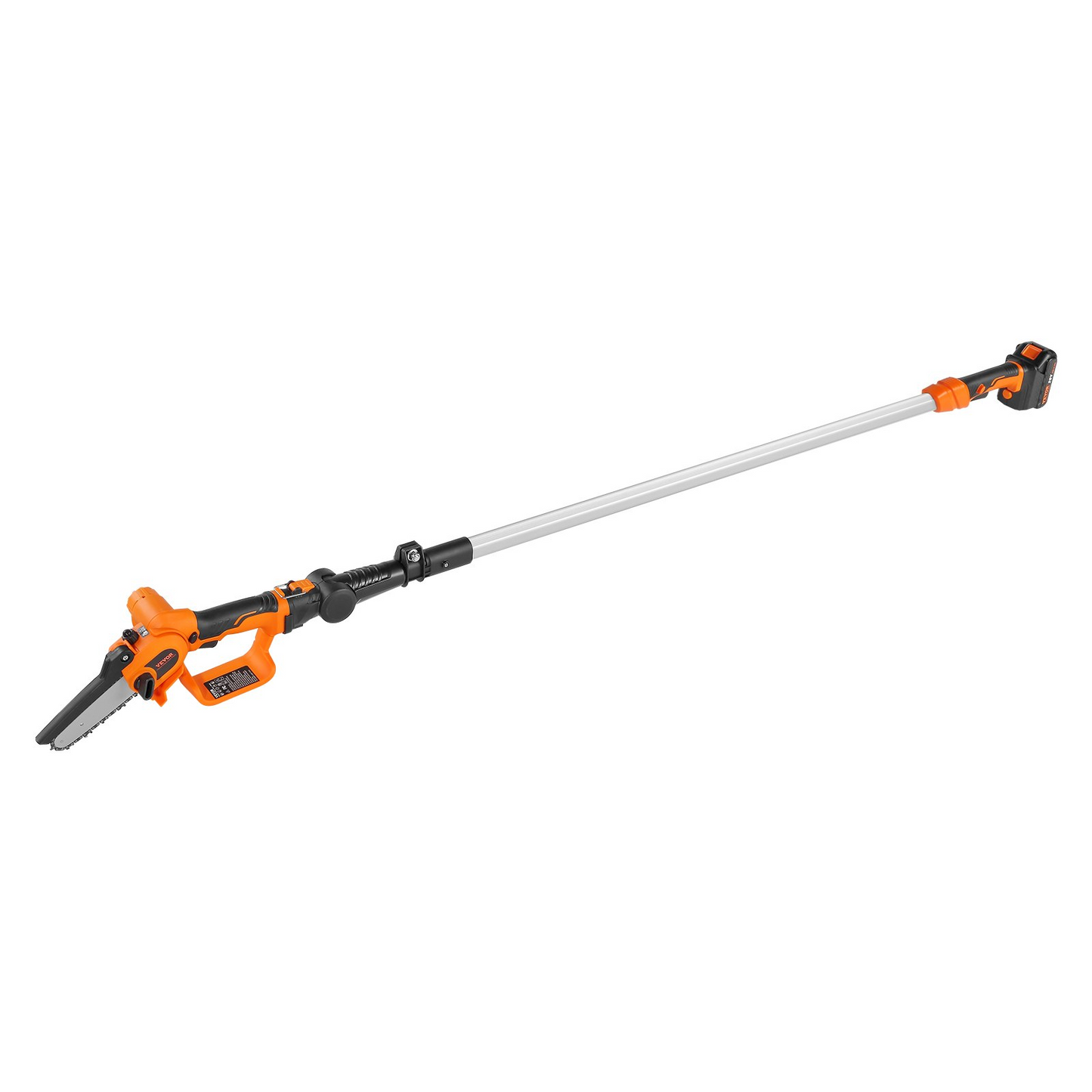 VEVOR 2-in-1 Cordless Pole Saw & Mini Chainsaw, 20V 2Ah Battery Pole Chainsaw, 5" Cutting Capacity 8 ft Reach Pole Saw for Branch Cutting & Tree Trimming (Battery and Blade Cover Included)