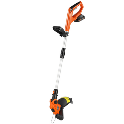 VEVOR Cordless String Trimmer, 12" 20 V Battery Powered Weed Eater With Auto Feed, 3 Spools, Battery and Charger Included, Cordless Weed Wacker for Trimming and Edging, for Lawns, Orchards, Driveways