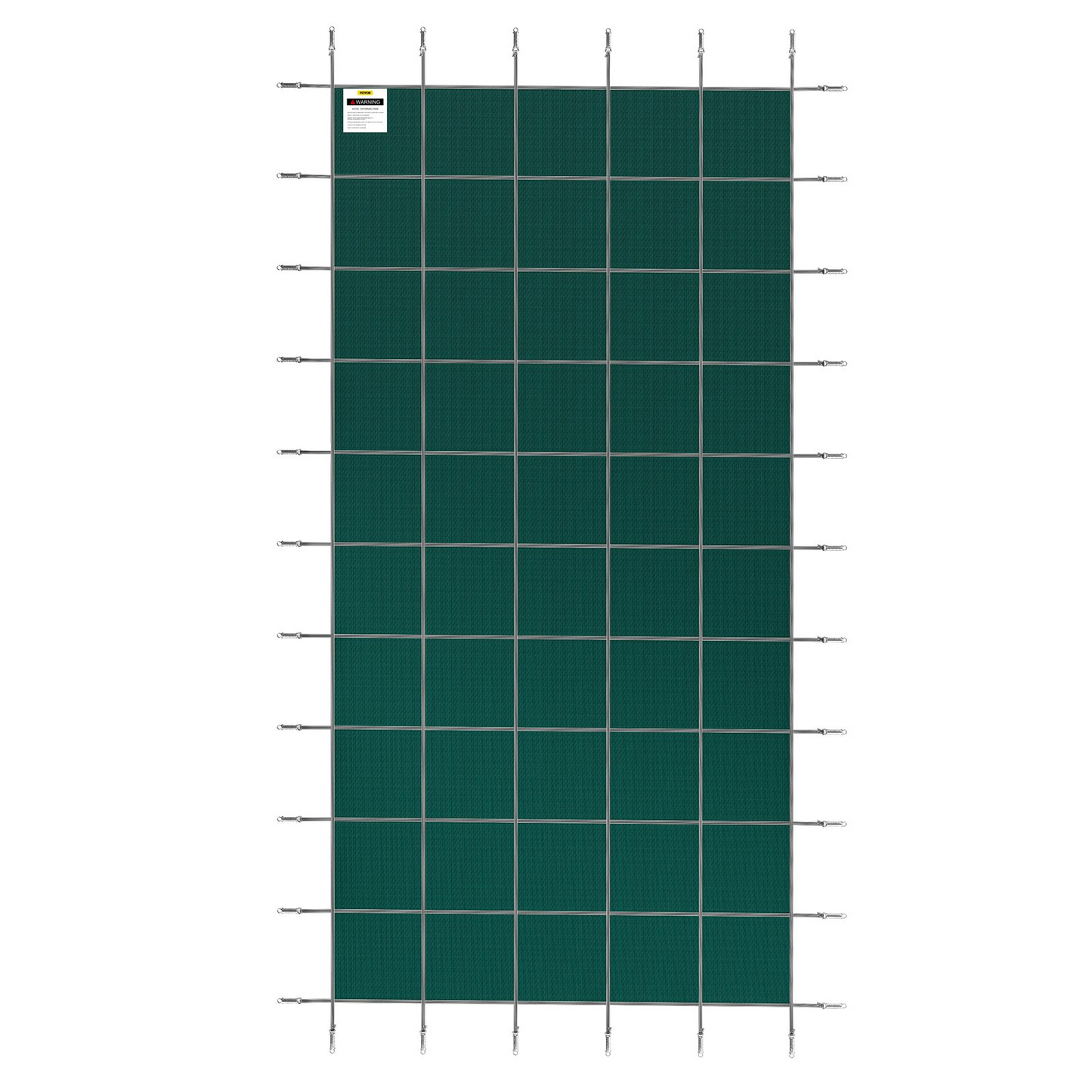 VEVOR Pool Safety Cover Fits 20 x 38 ft Rectangle Inground Safety Pool Cover Green Mesh Solid Pool Safety Cover for Swimming Pool Winter Safety Cover