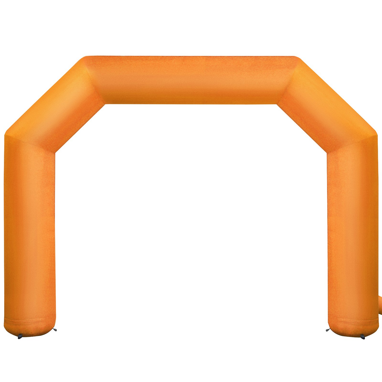 VEVOR Inflatable Arch Orange 20ft, Hexagon Inflatable Arch Built in 100W Blower, Inflatable Archway for Race Outdoor Advertising Commerce