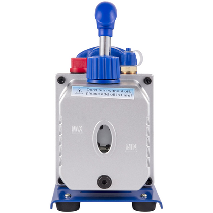 VEVOR Vacuum Pump 2 Gallon Vacuum Chamber Silicone Expoxy Degassing with 4CFM 1/3HP Single Stage Vacuum Pump