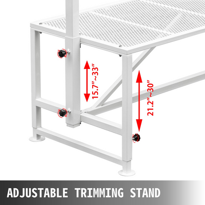 VEVOR Livestock Stand 51x23 inches, Trimming Stand with Straight Head Piece, Goat Trimming Stand Metal Frame Sheep Shearing Stand Livestock Trimming Stands