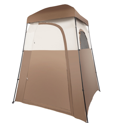 VEVOR Camping Shower Tent, 66" x 66" x 87" 1 Room Oversize Outdoor Portable Shelter, Privacy Tent with Detachable Top, Pockets, Hanging Rope and Clothesline, for Dressing, Changing, Toilet, Bathroom