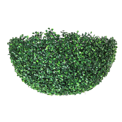 VEVOR Artificial Topiaries Boxwood Trees, 20” Tall (2 Pieces), Ball-Shape Faux Topiaries Plant, All-year Green Feaux Plant Decorative Balls for Backyard, Balcony,Garden, Wedding and Home Décor