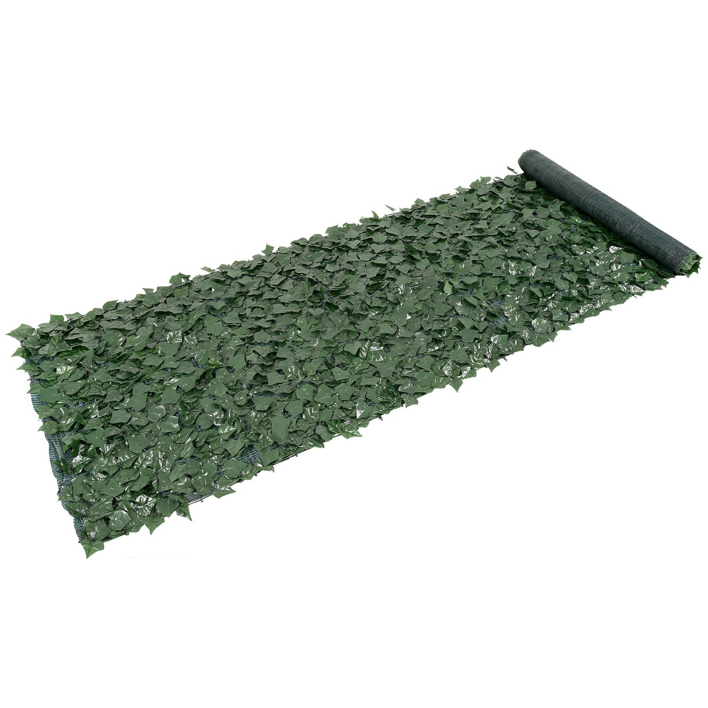 VEVOR Ivy Privacy Fence, 39 x 158in Artificial Green Wall Screen, Greenery Ivy Fence with Mesh Cloth Backing and Strengthened Joint, Faux Hedges Vine Leaf Decoration for Outdoor Garden, Yard, Balcony