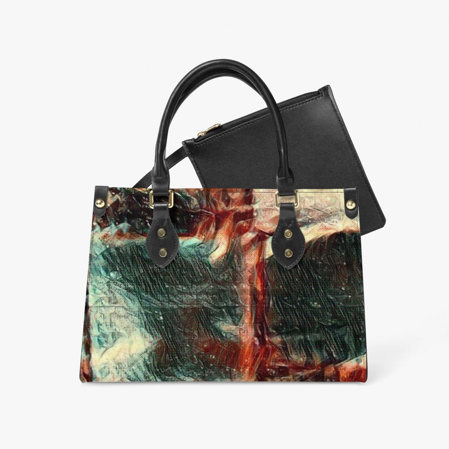 Square Dance -  Tote Bag - Long Strap and Inner Bag