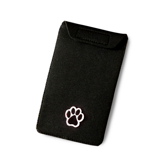 PortaPocket XL Pocket with Paw Print ~ fits almost any smartphone