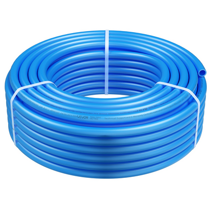 VEVOR PEX Pipe 3/4 Inch, 100 Feet Length PEX-A Flexible Pipe Tubing for Potable Water, Pex Water Lines for Hot/Cold Water & Easily Restore, Plumbing Applications with Free Cutter,Blue