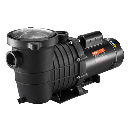 VEVOR Pool Pump 1.5HP 230V, Variable Dual Speed Pumps 1100W for Above Ground Pool, Powerful Self-priming Pump w/ Strainer Filter Basket, 5400 GPH Max. Flow, Energy Saving Swimming Pool Pump