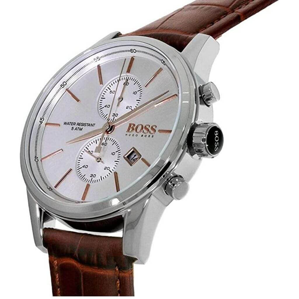 Hugo Boss 1513280 CHRONOGRAPH LEATHER STRAP QUARTZ WATCH