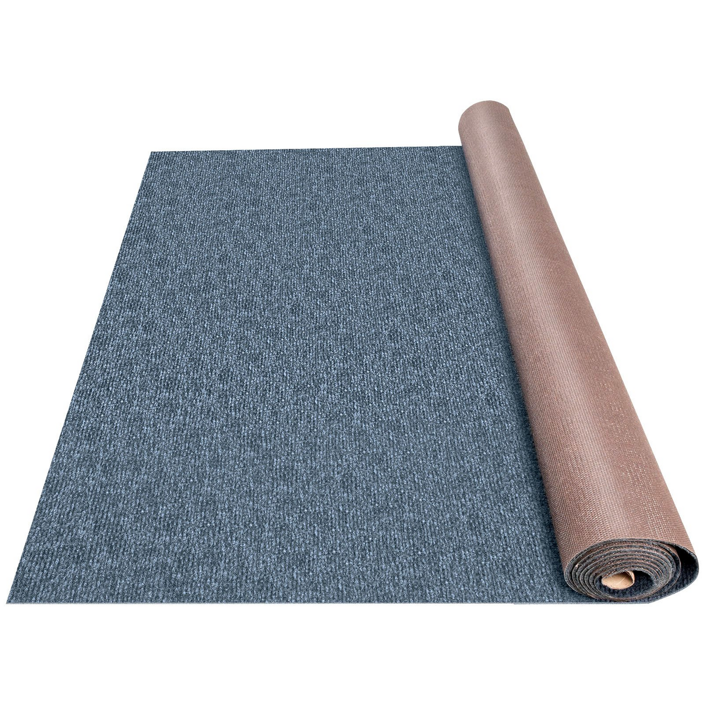 VEVOR Gray Marine Carpet 6 ft x 23 ft Boat Carpet Rugs Indoor Outdoor Rugs for Patio Deck Anti-Slide TPR Water-Proof Back Cut Outdoor Marine Carpeting Easy Clean Outdoor Carpet Roll