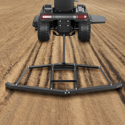 VEVOR Driveway Drag, 67.7" Width Tow Behind Drag Harrow, Q235 Steel Driveway Grader with Adjustable Bars, Support up to 50 lbs, Driveway Tractor Harrow for ATVs, UTVs, Garden Lawn Tractors