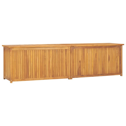 vidaXL Patio Box 78.7"x19.7"x21.7" Solid Wood Teak