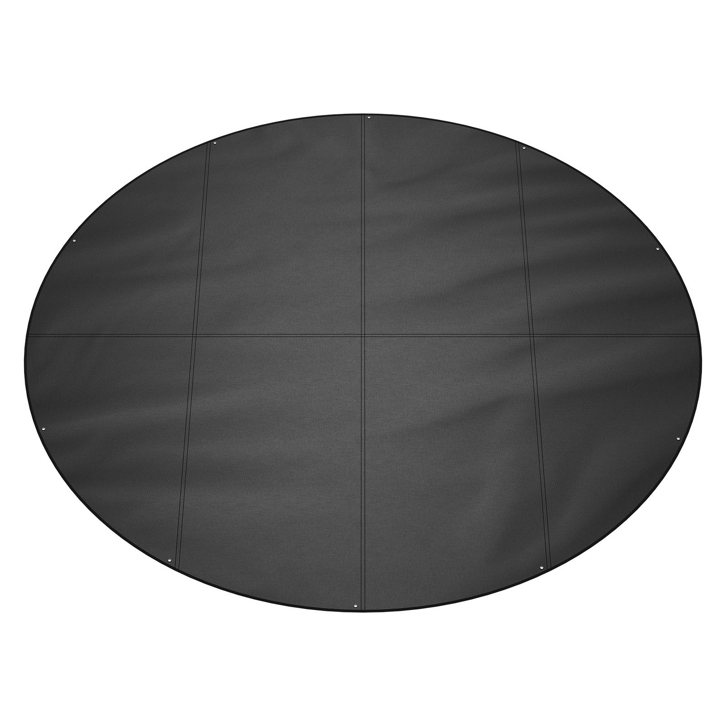 VEVOR 18 Ft Round Pool Cover, Solar Covers for Above Ground Pools, Safety Pool Cover with Drawstring Design, 420D Oxford Fabric Summer Pool Cover, Waterproof and Dustproof, Black