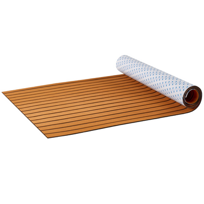 VEVOR Boat Flooring, EVA Foam Boat Decking 94.5" x 35.4", Non-Slip Self-Adhesive Flooring, 23.2 sq.ft Marine Carpet for Boats, Yacht, Pontoon, Kayak Decking